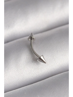 316L Çelik Gümüş Renk Çivi Model Piercing