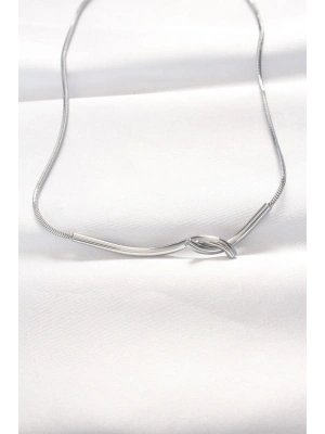 316L Çelik Silver Renk Kolye