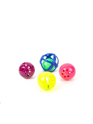 32204 Sesli Kedi Oyun Topu 4lü-6 Adet