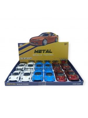 3291D - Ç/B SESLİ IŞIKLI PORSCHE ARABA 3 AST 12