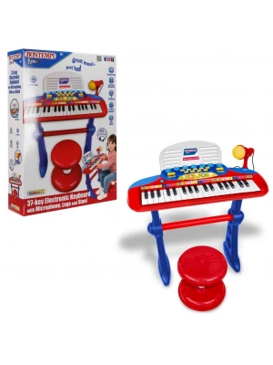 ® 33740 MÜZİK SET 37TUŞ AYAKLI ORG MİKROFON TABURE IŞIKLI