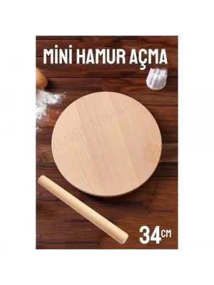 34 Cm Merdaneli Hamur Açma Masası