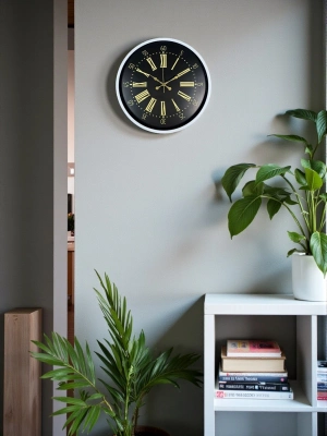 ® 36 Cm Beyaz Dekoratif Duvar Saati