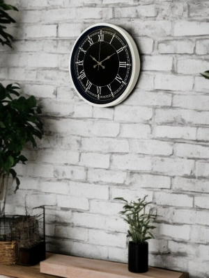 ® 36 Cm Beyaz Dekoratif Duvar Saati