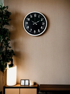 ® 36 Cm Beyaz Dekoratif Duvar Saati