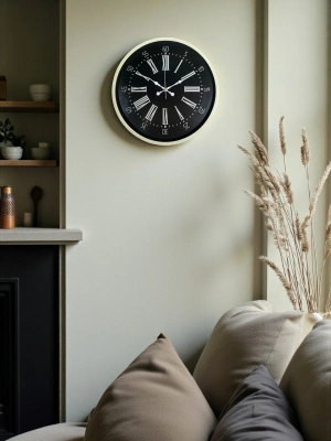 ® 36 Cm Krem Modern Duvar Saati