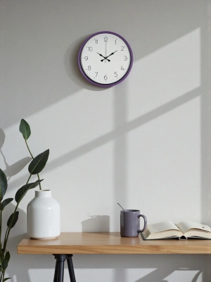 ® 36 Cm Mor Dekoratif Duvar Saati