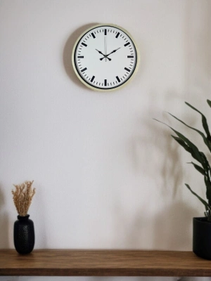 ® 36 Cm Sade Dekoratif Duvar Saati