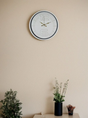 ® 36 Cm Zarif Ve Şık Duvar Saati