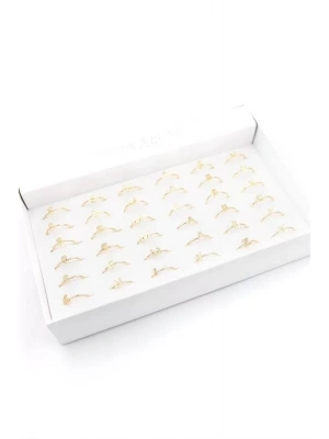 36lı Harf Yüzük - Altın