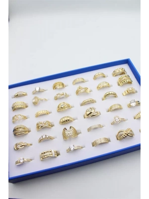 36lı Xuping Yüzük Seti - Altın