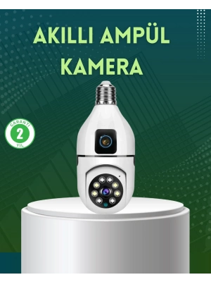 360 Derece Panoramik WiFi Kamera – Full HD Ev Güvenlik Sistemi