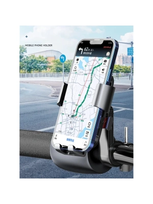 360° Gidon Bisiklet Motosiklet Telefon Tutucu
