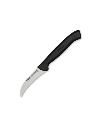 38044 Ecco Kıvrık Eğri Sebze Dekor Bıçağı 7,5 Cm - Siyah