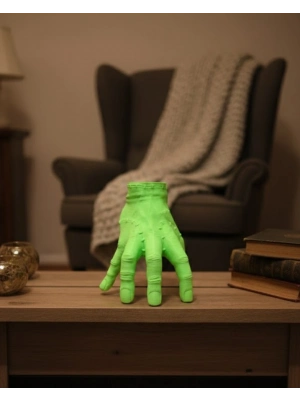 ® 3D Dekoratif Yeşil El Obje 27x22 cm Sanatsal ve İddialı Aksesuar