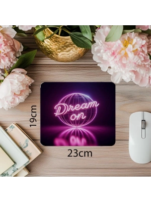 3D Spiral Yazılı Dream Mouse Pad - 19x23 cm 2 mm Dikdörtgen İthal Baskılı Mouse Pad