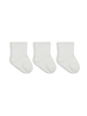 3lü Penye Soket Çorap 10132 Ekru
