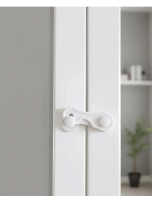 ® 4 Adet Çok Amaçlı Dolap Güvenlik Kilidi Çocuklara Karşı Koruyucu Çözüm