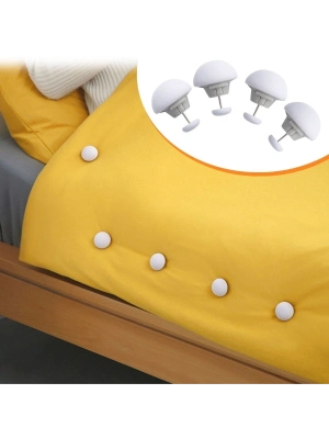 ®  4 Adet Mantar Model Yorgan Kılıfı Ve Çarşaf Tutucu Sabitleyici