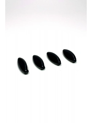 4 Adet Plastik Çengelli Eşarp Ve Şal İğnesi Siyah 4 cm