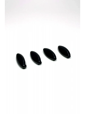 4 Adet Plastik Çengelli Eşarp Ve Şal İğnesi Siyah 4 cm