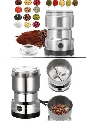4 Bıçaklı Elektrikli Öğütücü Blender Kahve Fındık Baharat Tahıl Biber Değirmeni