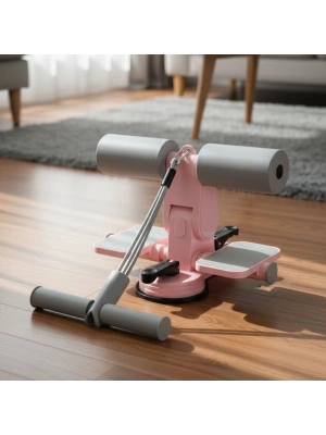 ®  4 Direnç Bantlı Mekik Çekme Spor Aleti – Karın, Kol ve Tüm Vücut İçin Evde Egzersiz Aleti