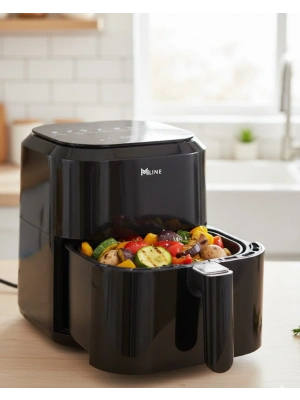 ® 4 Litre Cam Hazneli 1360W Ayarlanabilir Isılı Airfryer