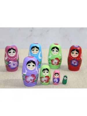 4lü Ahşap Matruşka