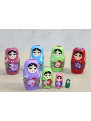 4lü Ahşap Matruşka Alk3814