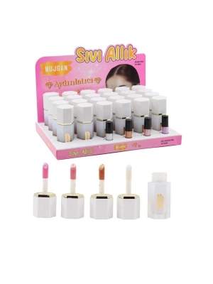 4lü Ruj Şekilli Likit Allık Seti