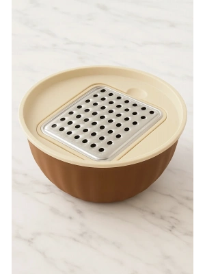 4 Parça Rendeli Karıştırma ve Saklama Kabı 2,5 Litre