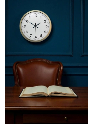 ® 40 cm Eskitme Metal Standart Duvar Saati