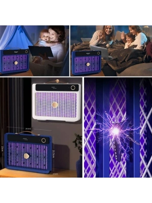 4000mAh Şarj Edilebilir Kablosuz Yüksek Güçlü Elektrikli Sivrisinek Öldürücü