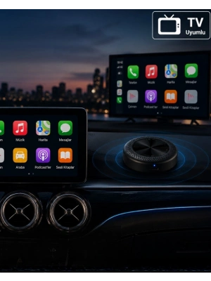 4GB 64GB CarPlay Android Auto Destekli 4G Sim Kartlı Akıllı Multimedya Kutusu