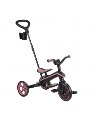 4in1 Katlanabilir Bisiklet Koyu Pastel Pembe