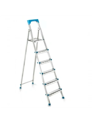 Perilla-11005 ( 5+1) Basamaklı Metal Merdiven ( Y: 125cm & 120kg.taşıma Kapasitesi )*1