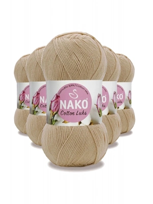 5 Adet Cotton Lüks Yelek Tunik Kazak Bluz Hırka İpi Yünü Camel 97582