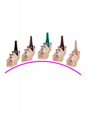 5 Adet Keratinli Besleyici Oje 14 ml SET10