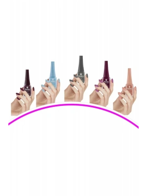 5 Adet Keratinli Besleyici Oje 14 ml SET11