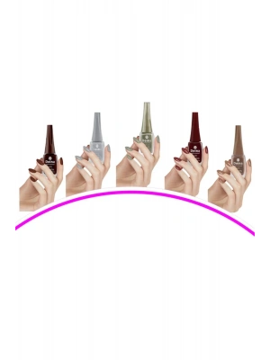 5 Adet Keratinli Besleyici Oje 14 ml SET12