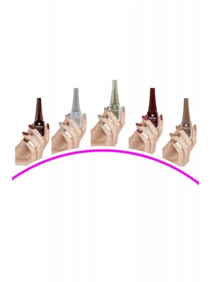5 Adet Keratinli Besleyici Oje 14 ml SET12