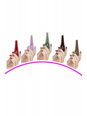 5 Adet Keratinli Besleyici Oje 14 ml SET13