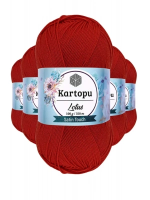 5 Adet Lotus Bikini Büstiyer Bluz Örgü İpi  K101 Nar Çiçeği