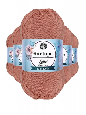 5 Adet Lotus Bikini Büstiyer Bluz Örgü İpi  K103 Pişmiş Ayva