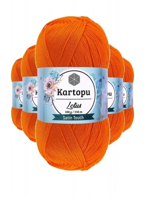 5 Adet Lotus Bikini Büstiyer Bluz Örgü İpi  K273 Turuncu