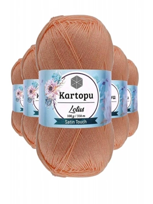 5 Adet Lotus Bikini Büstiyer Bluz Örgü İpi  K277 Şeftali
