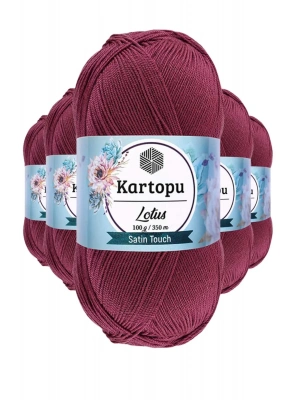 5 Adet Lotus Bikini Büstiyer Bluz Örgü İpi  K756 Begonvil
