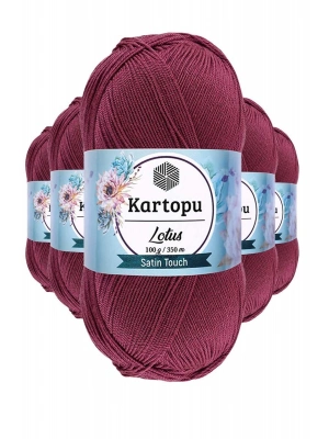 5 Adet Lotus Bikini Büstiyer Bluz Örgü İpi  K756 Begonvil