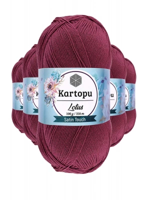 5 Adet Lotus Bikini Büstiyer Bluz Örgü İpi  K756 Begonvil